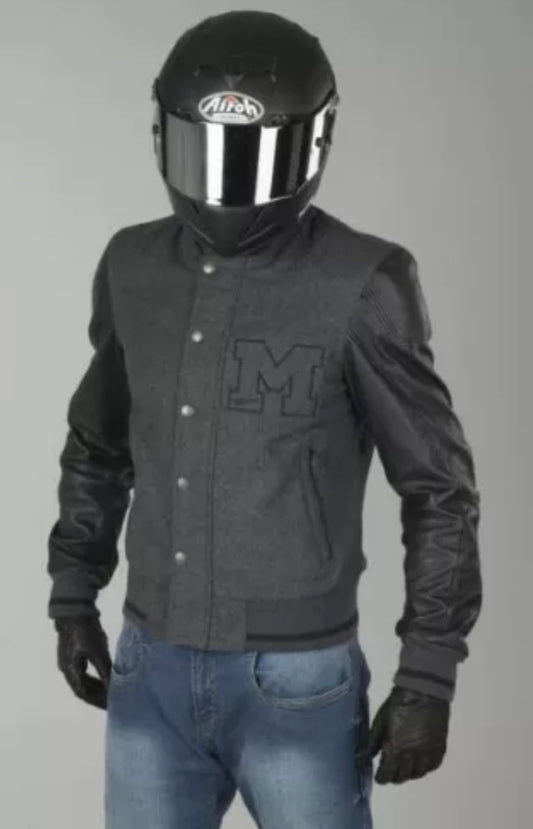 macna college giacca moto con protezioni - braap motors